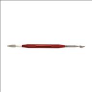   Instrument modelat ceramica, Cutit + Spatula  rosu 