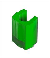 072 CVV   ( 4 buc / cut )  matrice culise verde   CUTIE 