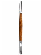 Cutit ceara mare cu rezervor, 18 cm, maner lemn