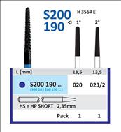 Freza  pt. METAL, 2 grade, Horico S 200 190 023/2, 2.3 mm, paralelofrezor  coarse