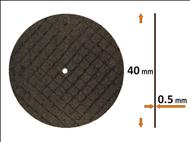 Disc texturat  40 x 0.5 mm  Negru