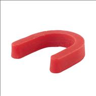 Ceara sabloane ocluzie tip potcoava, rosu, soft - 10 buc/set