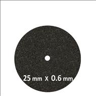 Disc separator  25 x 0.6 mm negru