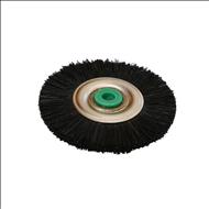 Perie centru metal Slim Hard negru 48 mm D