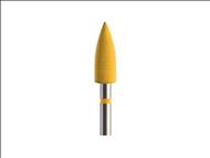 Polipant  zirconiu si ceramica, galben, 4 x 12 mm,  flacara,  foarte fina D