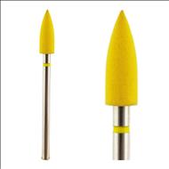 Polipant  zirconiu si ceramica, galben, 4 x 12 mm,  flacara,  foarte fina D