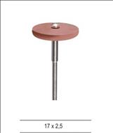 Polipant  zirconiu si ceramica, rosu ,  17 X 2.5 mm, medie-fina D